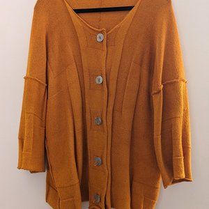 Skif International SKIFO Button Knit Cardigan Orange
